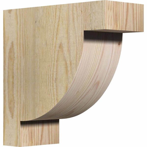 Ekena Millwork Alpine Rough Sawn Corbel, Douglas Fir, 4"W x 10"D x 10"H COR04X10X10ALP00RDF - main